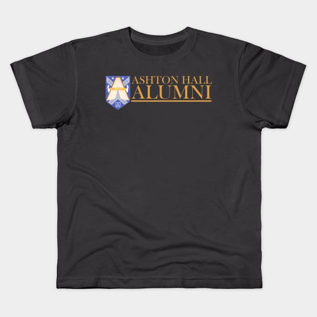 Ashton Hall Alumni (Horizontal) Kids T-Shirt by karisplayground